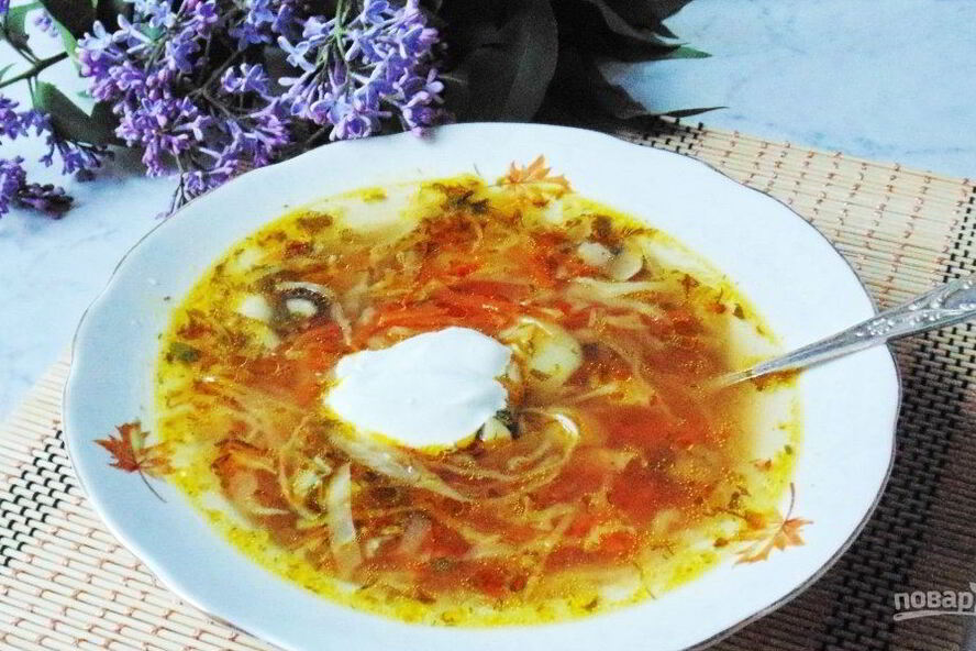 Рецепт щи вегетарианские