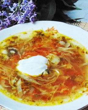 Щи вегетарианские