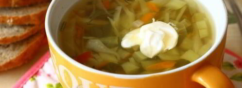 зеленые щи из капусты. Шаг 14