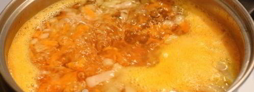 зеленые щи из капусты. Шаг 6