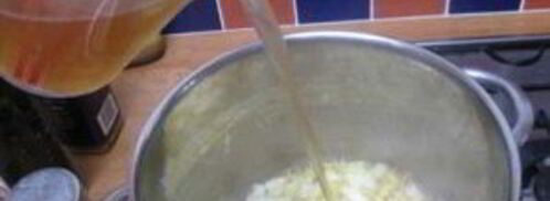 сливочный суп с брокколи и картофелем. Шаг 2