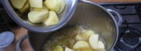 сливочный суп с брокколи и картофелем. Шаг 3