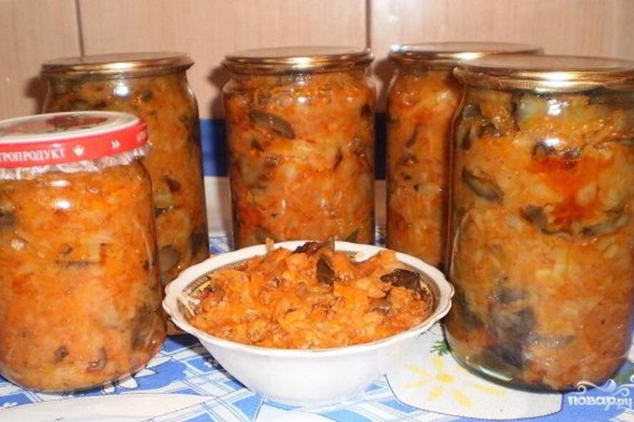 Рецепт грибная солянка с овощами на зиму