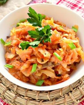 Капустная солянка с грибами