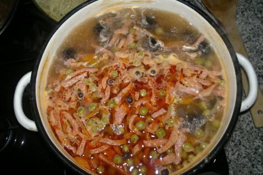 Рецепт мясная сборная солянка с картошкой