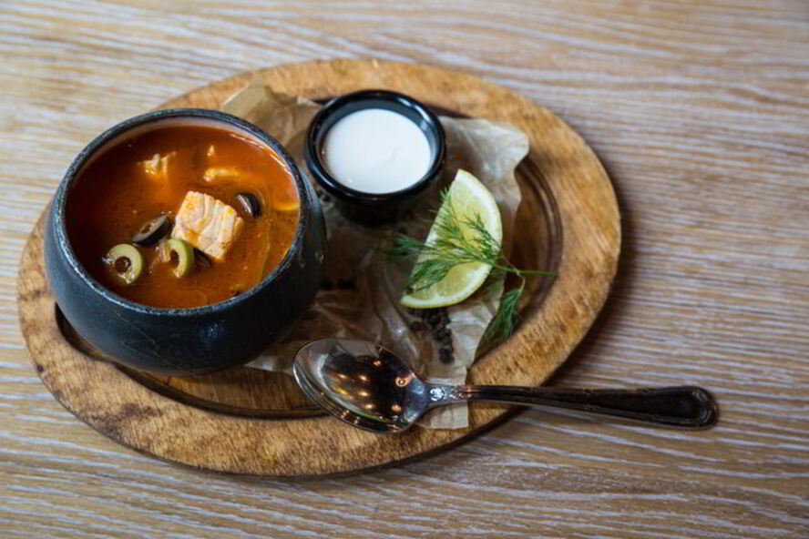 Рецепт рыбной солянки