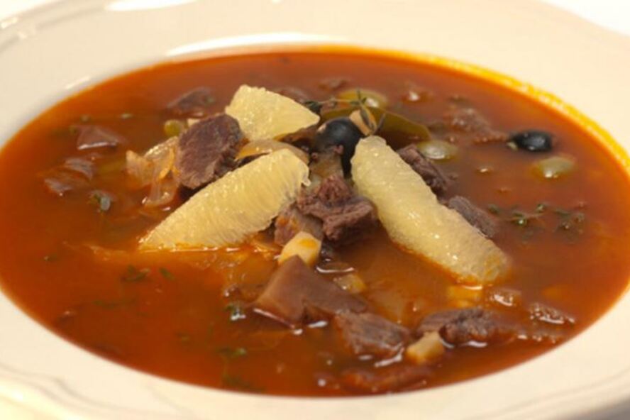 Рецепт сборная солянка на говяжьем бульоне