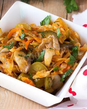 Солянка из свежих грибов на зиму