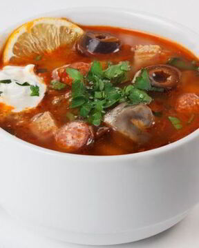 Солянка из свежих грибов