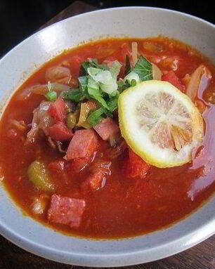 Солянка колбасная