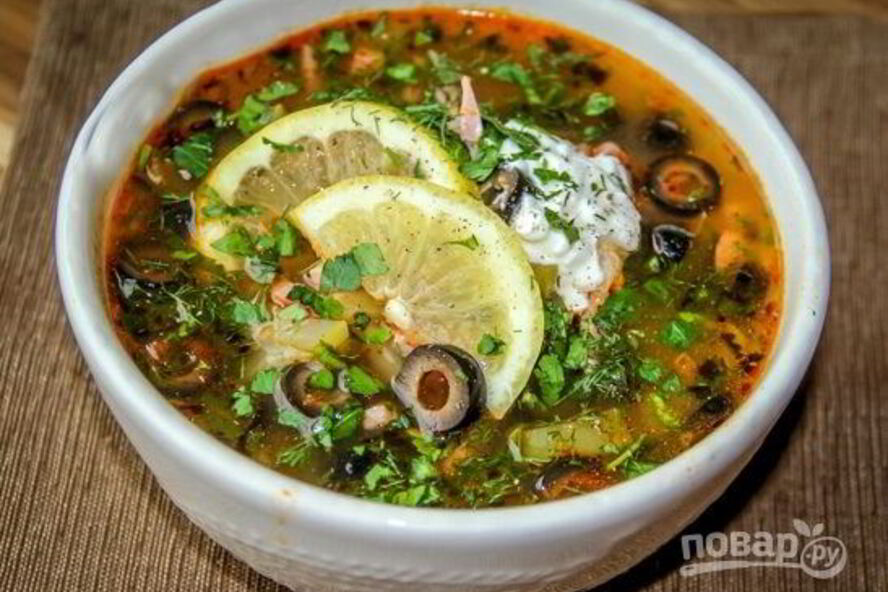 Рецепт солянка минутка