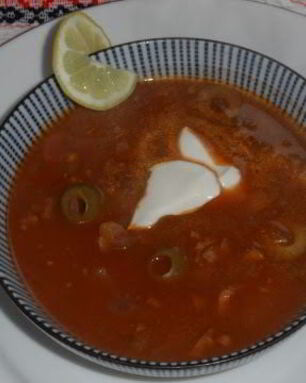 Солянка постная