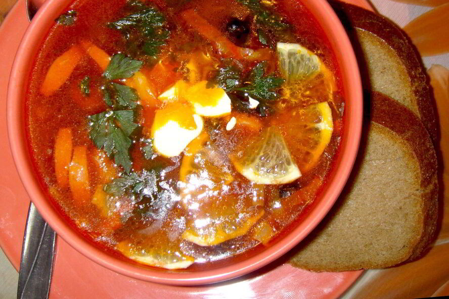 Рецепт солянка с фасолью