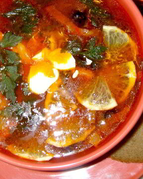 Солянка с фасолью