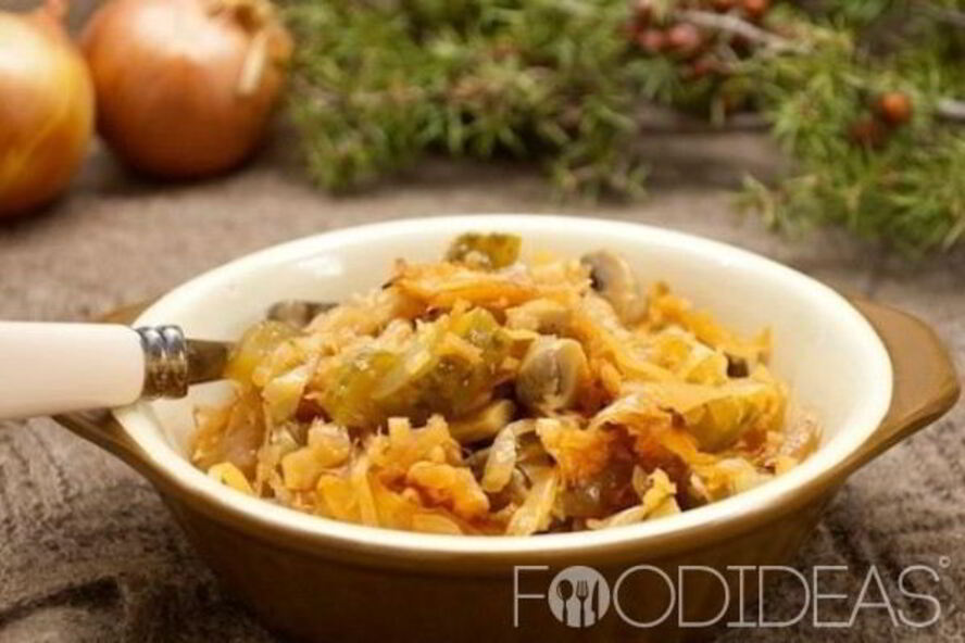 Рецепт солянка с грибами и капустой