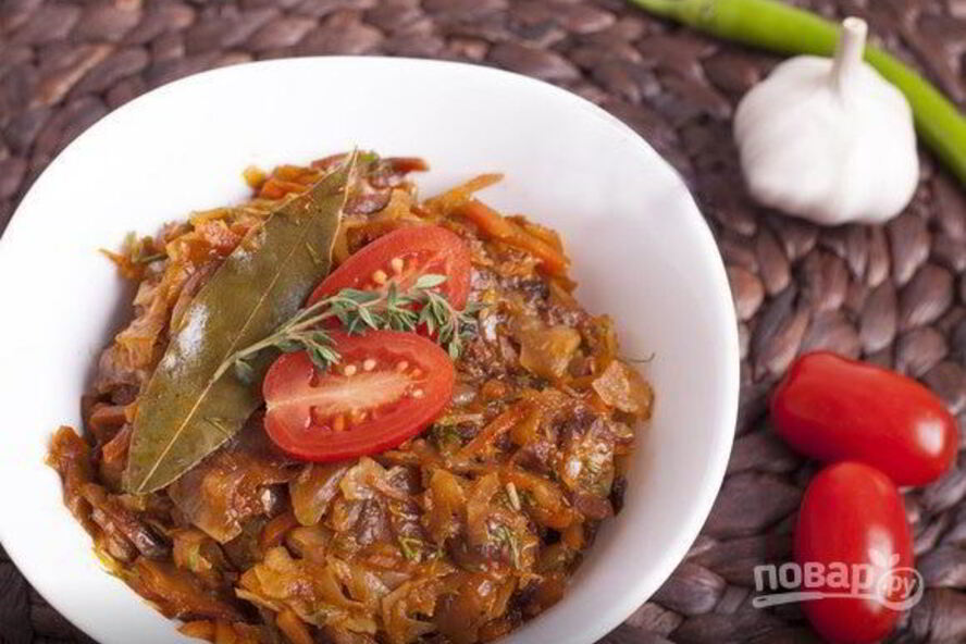 Рецепт солянка с сосиской из свежей капусты