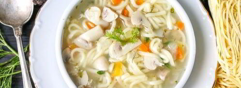 суп грибной с лапшой. Шаг 9