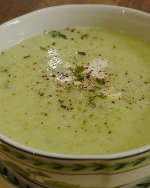 Суп из кабачков и пекинской капусты