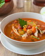 Суп из курицы в марокканском стиле