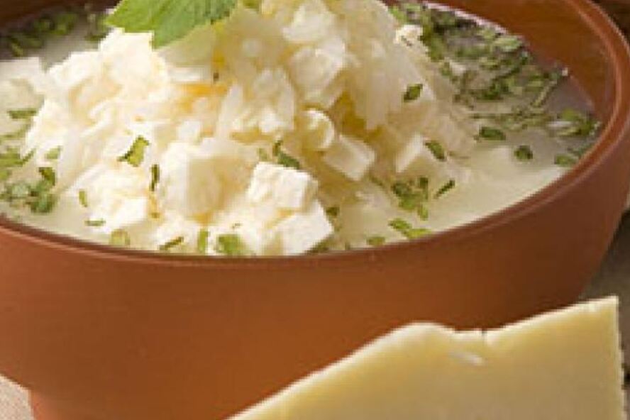 Рецепт суп из сыра с рисом