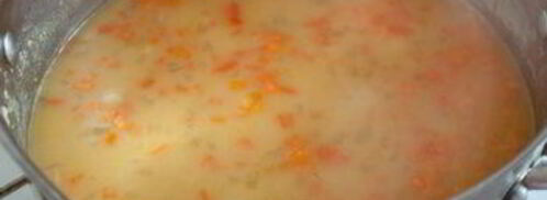 гороховый суп-пюре с беконом. Шаг 6