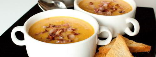 гороховый суп-пюре с беконом. Шаг 9