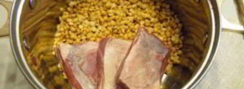 гороховый суп-пюре с мясом. Шаг 2