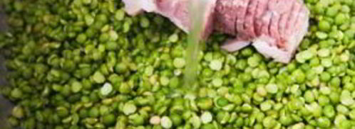 гороховый суп-пюре с сухариками. Шаг 2