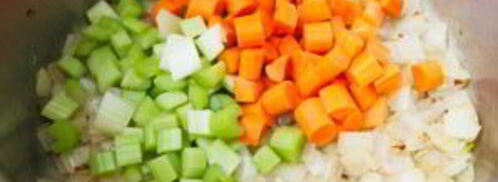 гороховый суп-пюре с сухариками. Шаг 5