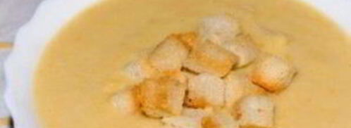 картофельный суп-пюре с гренками. Шаг 5