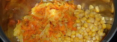 кукурузный суп-пюре с тунцом. Шаг 4