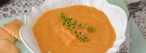 морковный суп-пюре с фасолью. Шаг 9