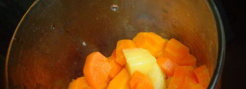 морковный суп-пюре с зеленым луком. Шаг 4