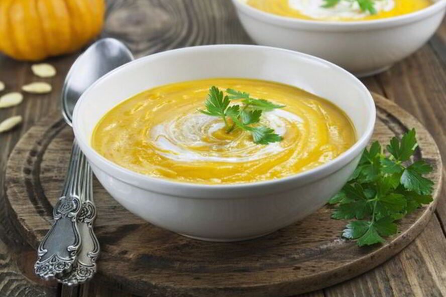 Рецепт нежный суп-пюре из тыквы