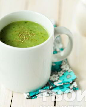 Овощной суп-пюре с базиликом