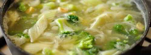 овощной суп-пюре с базиликом. Шаг 3