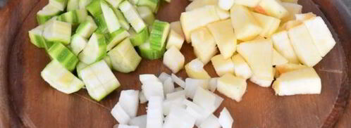 овощной суп-пюре с индейкой для детей. Шаг 3