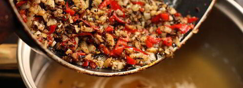 пряный суп-пюре из нута. Шаг 6