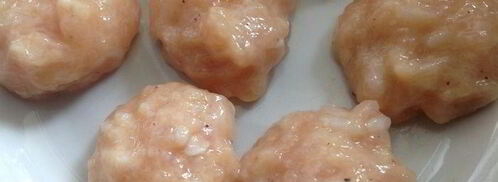 сливочно-грибной суп-пюре с фрикадельками. Шаг 2