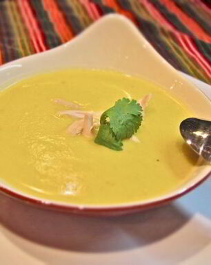 Сливочный суп-пюре с курицей