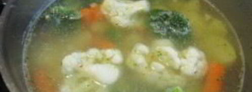 сливочный суп-пюре с курицей. Шаг 6