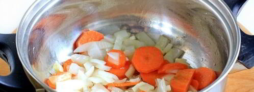 суп-пюре из кабачков с сухариками. Шаг 6