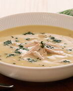 Суп-пюре из курицы со сливками