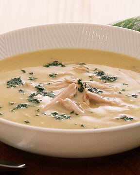 Суп-пюре из курицы со сливками