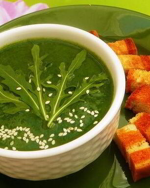 Суп-пюре из руколы