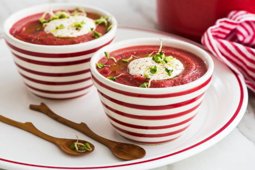 Рецепт суп-пюре из свеклы и тыквы