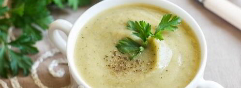 суп-пюре из цветной капусты и кабачков. Шаг 11