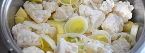 суп-пюре из цветной капусты и картофеля. Шаг 7