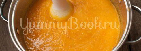 суп-пюре из тыквы с сыром. Шаг 4