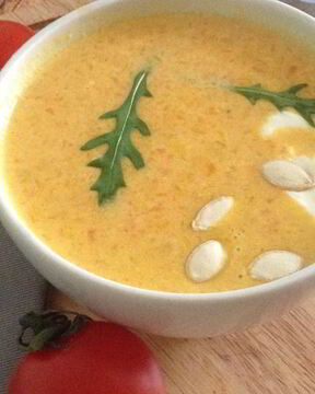 Суп-пюре из тыквы